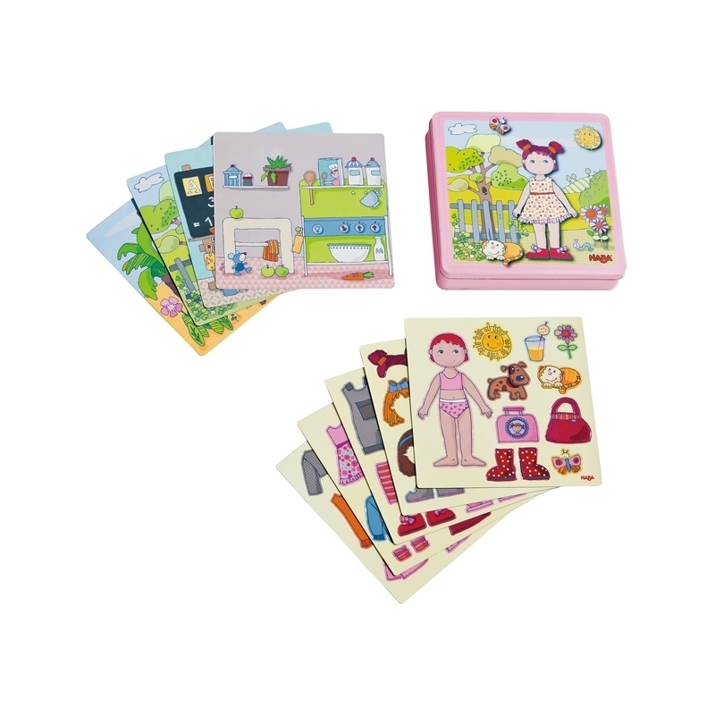Boîte de jeu magnétique poupée Lilli à habiller