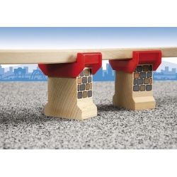Supports de pont décorés