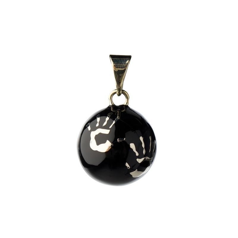 Bola noir Mains