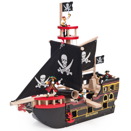 Le bâteau pirate de Barberousse