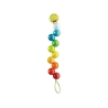 Attache-tétine Perles arc-en-ciel