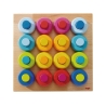 Jeu à enficher anneaux multicolores