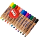 Giotto 12 crayons + taille crayon