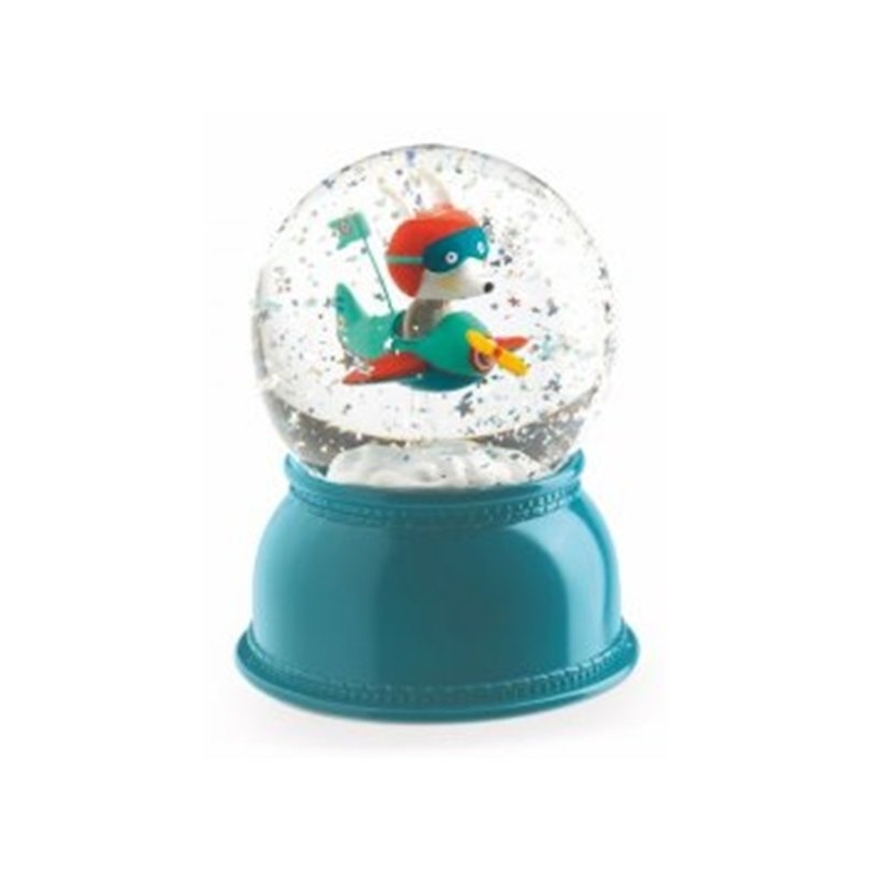 Boule à neige avion