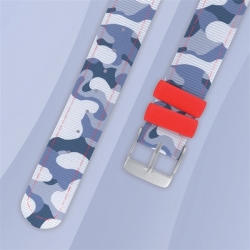 Bracelet camouflage bleu