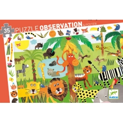 Puzzle observation jungle 35 pcs
