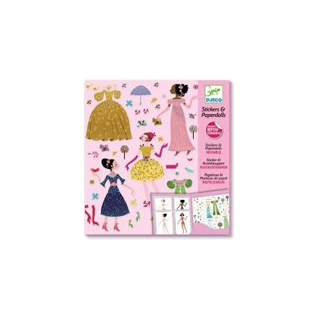 Stickers & paperdolls robes 4 saisons