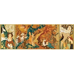 Puzzle Dame à la licorne 500 pièces