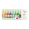 8 couleurs gouaches en bouteilles