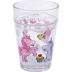 Gobelet à paillettes licorne