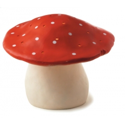 Grande lampe champignon rouge