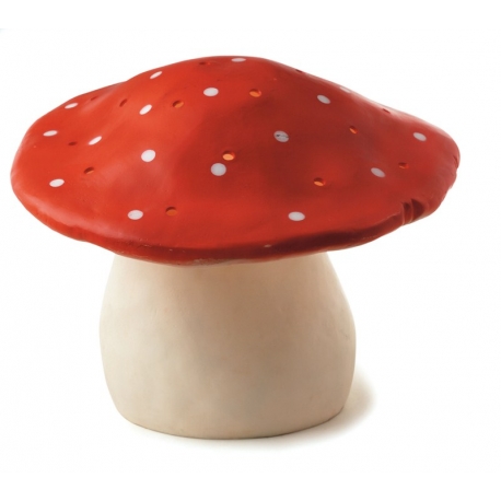 Grande lampe champignon rouge