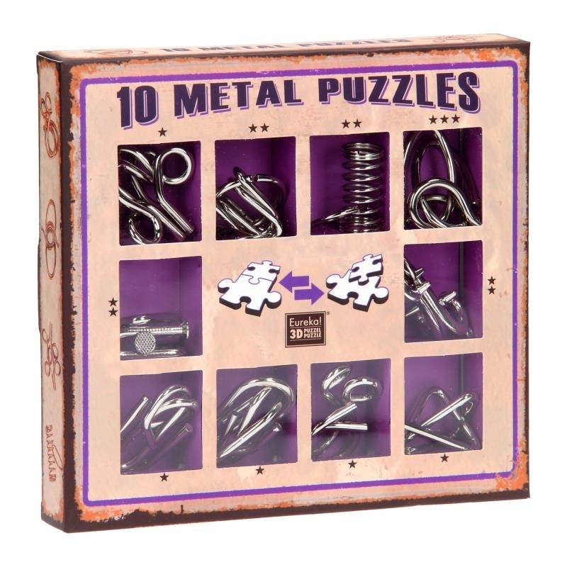 Casse tête métal 10 - Boite Mauve