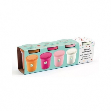 4 pots de pâte à modeler