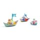 Origami bateaux sur l'eau