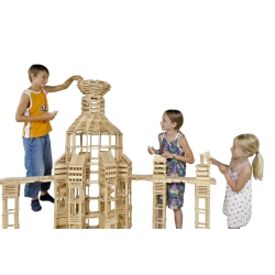 Kapla 280 baril en bois + livre