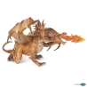 Dragon 2 têtes doré