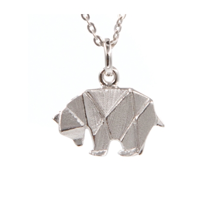 Bijoux Origami Collier Ours