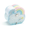 Boite à musique Licorne dans les nuages