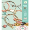 Bracelets kumihimo Céleste