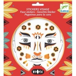 Tatouage - Stickers visage Léopard