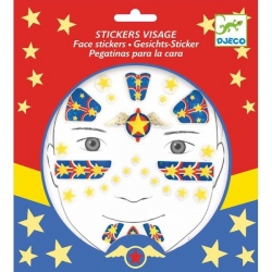 Tatouage - Stickers visage Super héros
