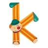 Lettre clown K