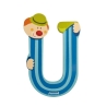 Lettre clown U