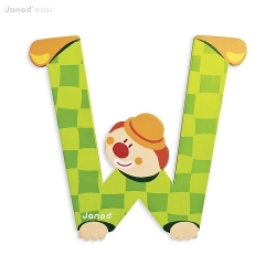 Lettre clown W