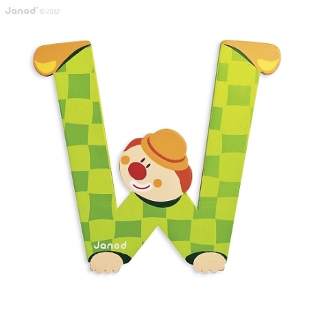 Lettre clown W