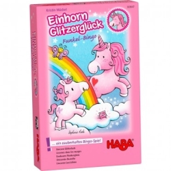 Licorne dans les nuages Bingo scintillant