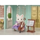 Sylvanian Families - La fille chat soie violoncelliste