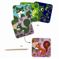 Cartes à gratter - Petites bêtes