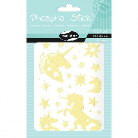 Phospho stickers licorne