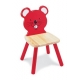 Chaise souris rouge