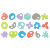 Formes en mousse pour le bain