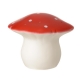 Moyenne lampe champignon rouge
