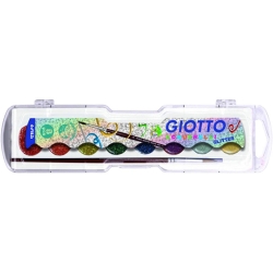 Giotto 8 aquarelles à pailettes