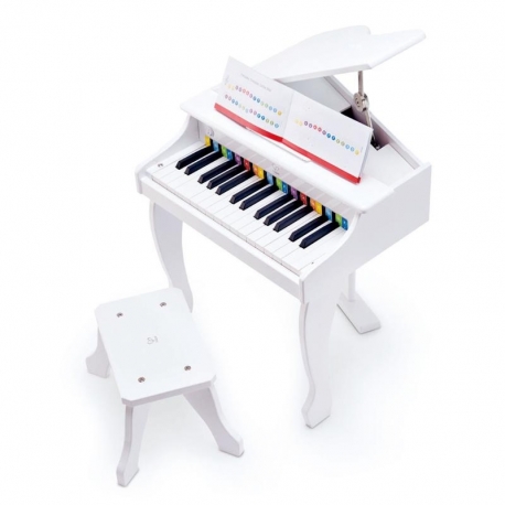 Grand piano deluxe blanc