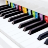 Grand piano deluxe blanc