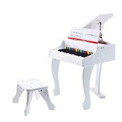 Grand piano deluxe blanc