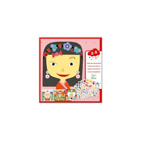 Créer avec des stickers - Tous différents