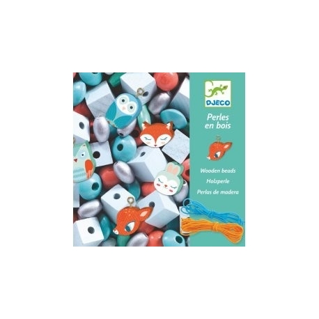 Perles en bois - Petits animaux