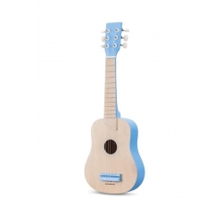 Guitare de luxe blanc et bleu