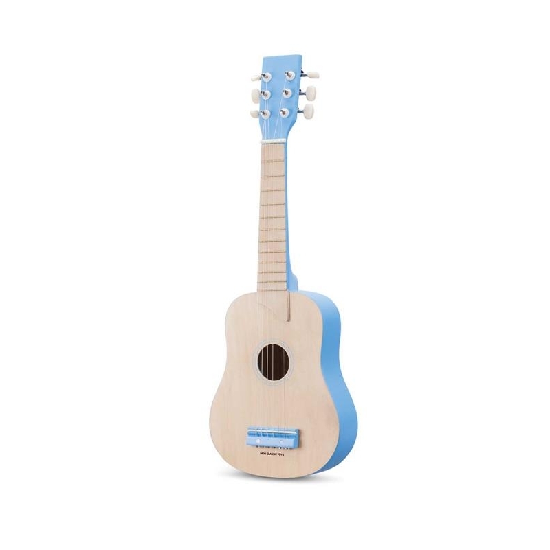 Guitare de luxe blanc et bleu
