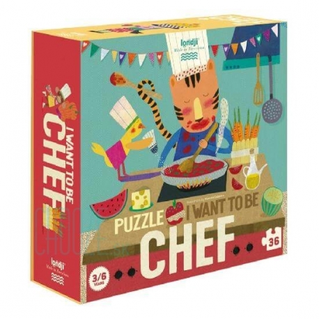 Puzzle I want to be Chef 36 pièces