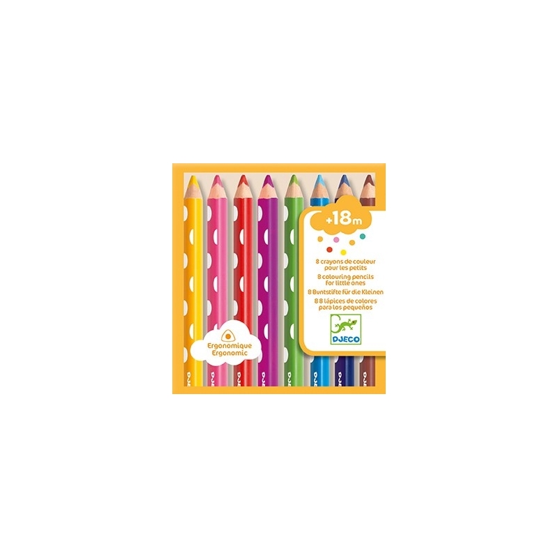 8 crayons pour les petits