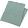 Couverture en tricot verte