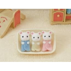 Sylvanian Families - Triplés souris Marshmallow