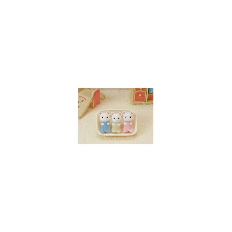 Sylvanian Families - Triplés souris Marshmallow